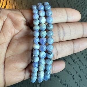 Tanzanite bracelet 6-7mm ( one )